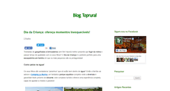 Desktop Screenshot of blog.toprural.pt